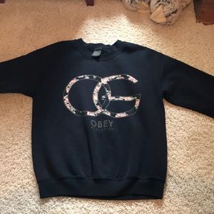 Obey Floral Crewneck
